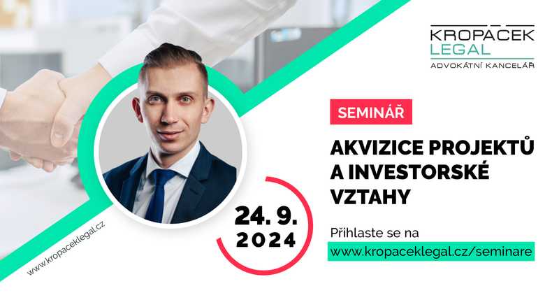 Akvizice projektů a investorské vztahy s EKP Advisory